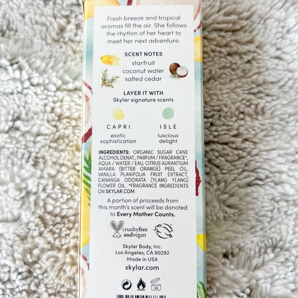 Skylar Coco Colada Eau de Toilette – 10mL Rollerball – Tropical, Fresh, Authenti - Picture 4 of 4